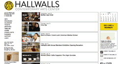 Desktop Screenshot of hallwalls.org